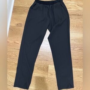 Forever 21 Women's Large Black Straight Leg Pants- stretchy dress pants